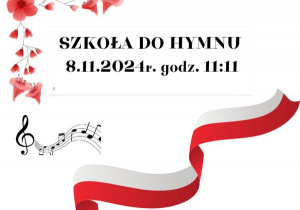 Udział w akcji "Szkoła do Hymnu"