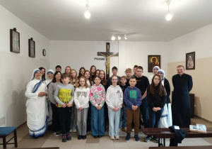 Wolontariusze z wizytą u Sióstr Misjonarek Miłości