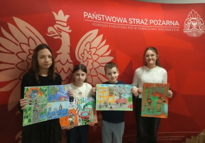 Laureaci konkursu “Zapobiegajmy pożarom”